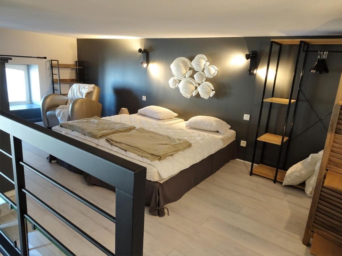 Charmant Studio En Duplex Esprit Loft Avec Balcon Vue Mer, Et Piscine Exterieure لو كروازيك المظهر الخارجي الصورة