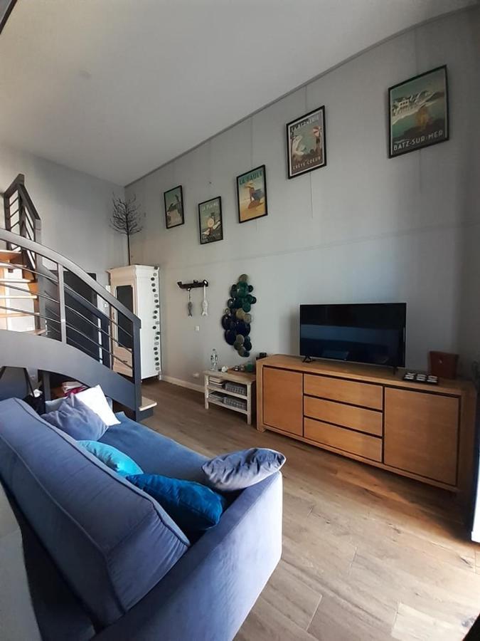 Charmant Studio En Duplex Esprit Loft Avec Balcon Vue Mer, Et Piscine Exterieure لو كروازيك المظهر الخارجي الصورة
